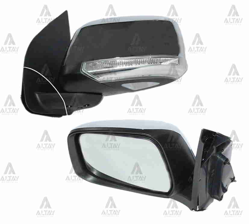 Nissan Navara Sol Dış Dikiz Aynası Ayna Dış Pıckup Elektrikli Isıtmalı Sinyalli Otomatik Katlanır Krom Sol OEM 96302-4X10A